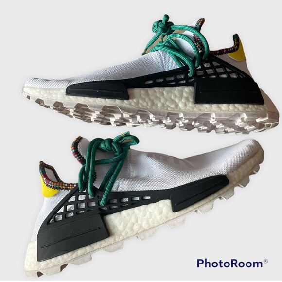 π₯ π Like New π Adidas Pharrell Williams Human Race Sneakers Shoes ~ Size 9 π₯ - Picture 5 of 11